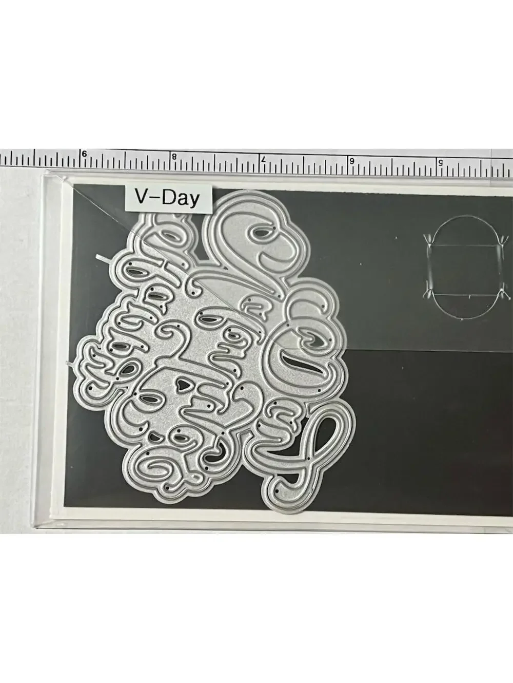 Happy Valentine's Day Metal Cutting Die Set Card Making Scrapbooking Craft